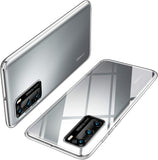 Coque de protection transparente + Film de protection en Verre trempé pour Huawei P40