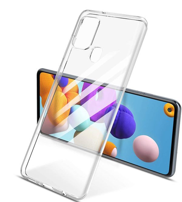 Coque silicone gel transparente ultra mince pour Samsung A21S