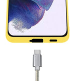 Coque silicone Jaune pour Samsung Galaxy S21 5G