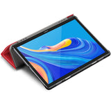 Coque Smart Rouge Premium pour Huawei MediaPad M6 10.8 + Vitre de protection