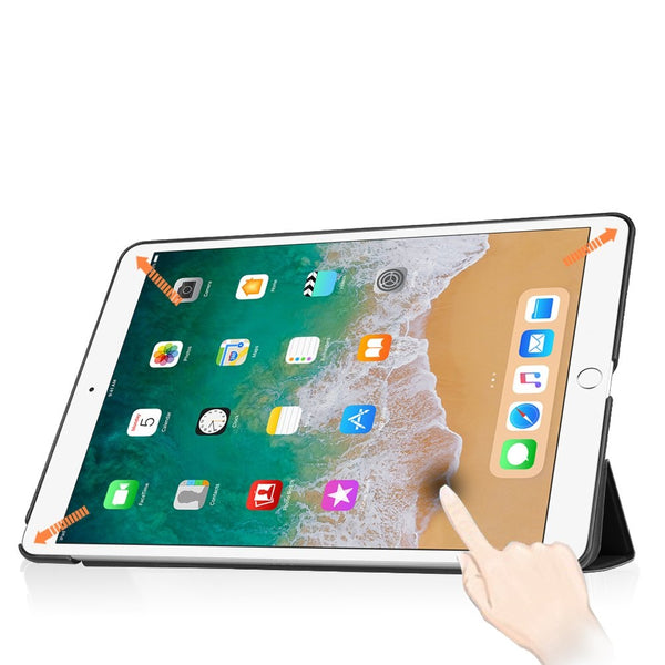 Coque résistante Smart Noir pour Apple iPad 10.2 2019 Etui Folio