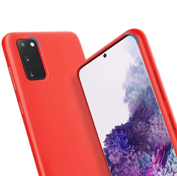Coque silicone Rouge pour Xiaomi Mi 10 Lite
