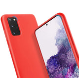 Coque silicone Rouge pour OPPO A74 5G