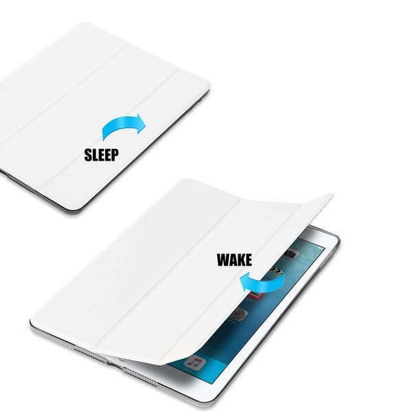 Coque Smart Blanc pour Apple iPad 5 (air) Etui Folio Ultra fin