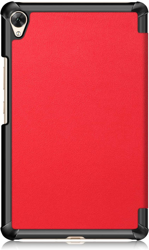 Coque Smart Rouge Premium pour Huawei MediaPad M6 8.4 Etui Folio Ultra fin