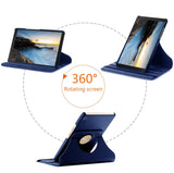 Etui Bleu pour Samsung Galaxy Tab A7 Lite 8.7" SM-T220/T225 avec Support Rotatif