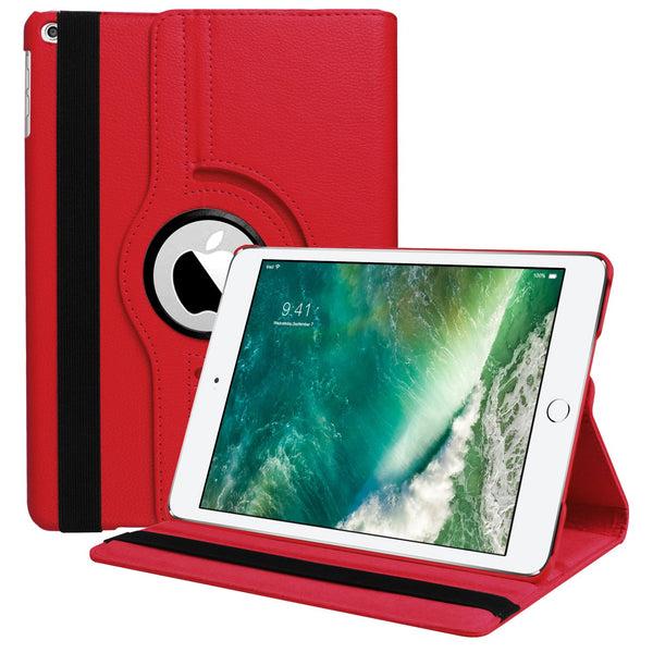 Housse Etui Rouge pour Apple iPad Pro 10.5 Coque avec Support Rotatif 360°