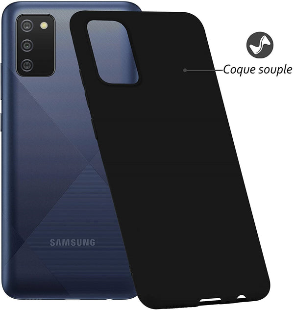 Coque silicone Noire pour Samsung Galaxy A02S
