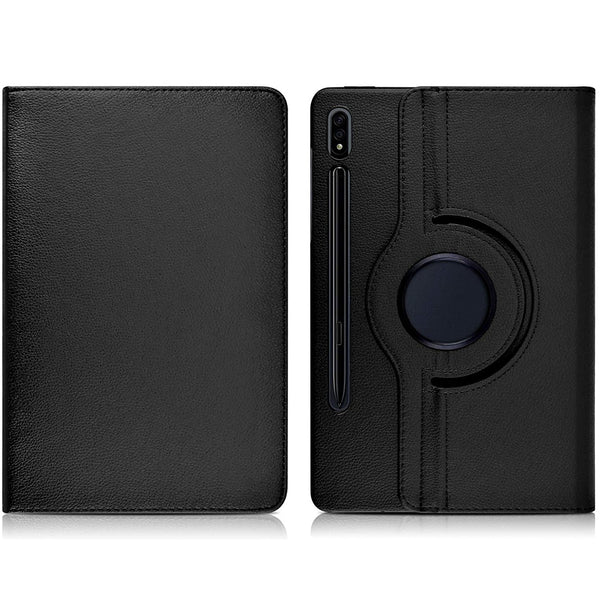 Etui Noir pour Samsung Galaxy Tab S8 11" (SM-X700/X706) avec Support Rotatif