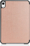 Coque Smart Rose Gold Premium pour iPad mini 6 Gen 8.3" 2021 Etui aimanté