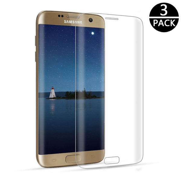 Film de protection en Verre trempé couverture complète 3D Transparent Samsung Galaxy S7 Edge