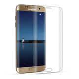 Film de protection en Verre trempé transparent + coque de protection pour Samsung Galaxy S7 Edge