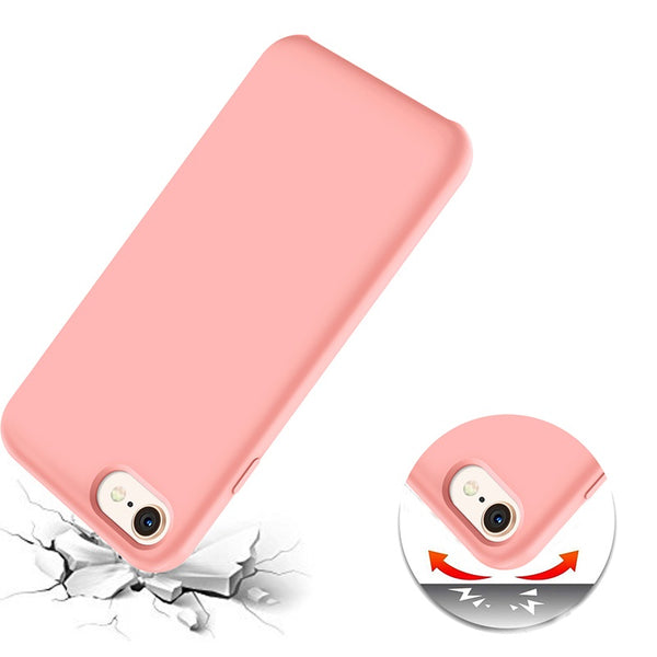 Coque silicone gel rose ultra mince pour iphone 6S