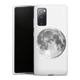 Coque silicone Premium Blanc pour Samsung Galaxy A12 - Lune