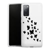 Coque silicone Premium Blanc pour Samsung Galaxy A12 - Papillon dark