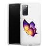 Coque silicone Premium Blanc pour Samsung Galaxy A42 5G - Papillon aisance