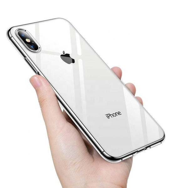 Coque silicone gel transparente ultra mince pour iphone XS