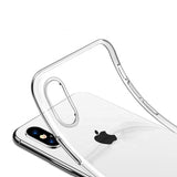 Coque silicone gel transparente ultra mince pour iphone XS