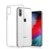 Coque silicone gel transparente ultra mince pour Apple iPhone