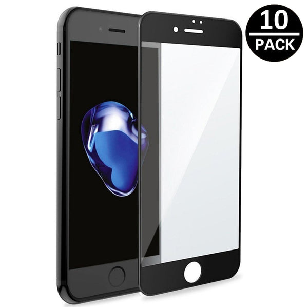 Film de protection en Verre trempé 3D bords noir courbés iPhone 8 Plus