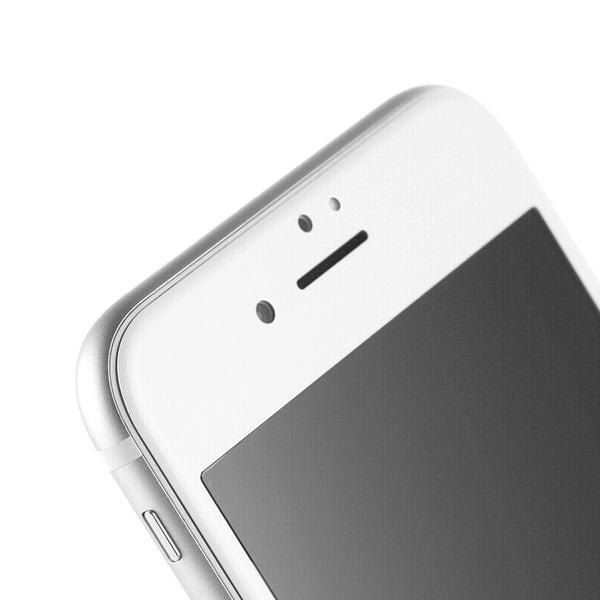 Film de protection en Verre trempé bords blanc + coque de protection pour iPhone 7/8