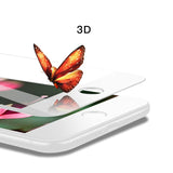 Film de protection en Verre trempé bords blanc + coque de protection pour iPhone 7 Plus / 8 Plus