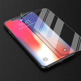 Film de protection en Verre trempé 3D bords noir courbés iPhone X