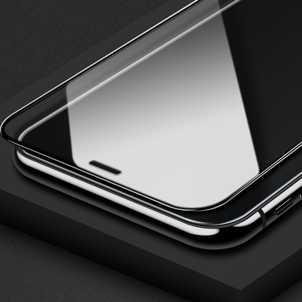 Film de protection en Verre trempé 3D bords noir courbés iPhone XS