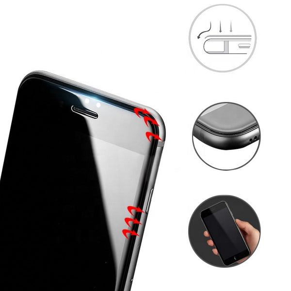 Film de protection en Verre trempé 3D bords noir courbés iPhone 7 Plus