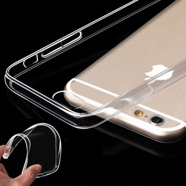 Coque silicone gel transparente ultra mince pour Apple iPhone 8