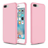 Coque silicone gel rose ultra mince pour iphone 8
