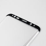 Film de protection en Verre trempé couverture complète incurvé Noir + coque de protection pour Samsung Galaxy S9