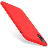 Coque silicone gel rouge ultra mince pour iphone XS