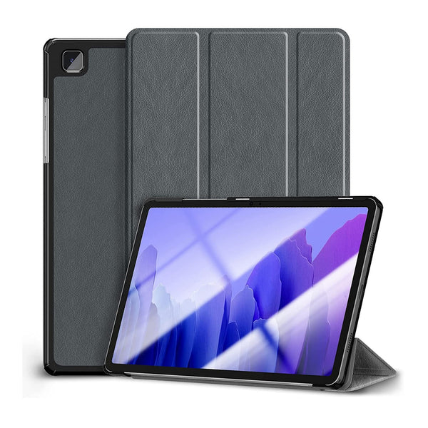 Coque Smart Gris Premium pour Samsung Galaxy Tab A7 10.4'' 2020 SM-T500/T505 Etui aimanté