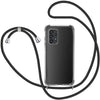 Coque Transparente avec collier cordon noir pour Samsung Galaxy A33 5G