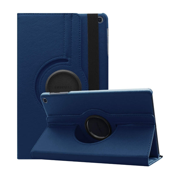 Etui Bleu pour Samsung Galaxy Tab A7 10.4'' 2020 SM-T500/T505 avec Support Rotatif