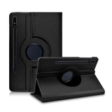 Etui Noir pour Samsung Galaxy Tab S7 Plus 12.4" 2020 SM-T970/T975 avec Support Rotatif