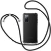 Coque Transparente avec collier cordon noir pour Samsung Galaxy S20 FE