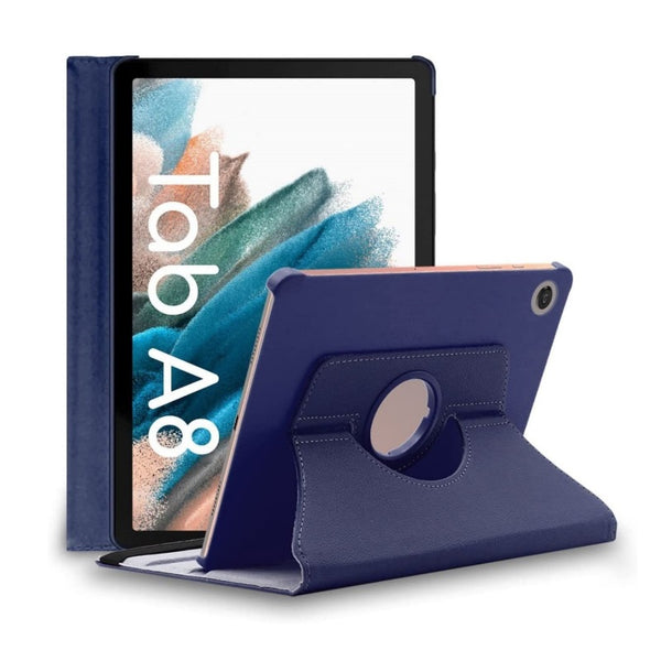 Etui Bleu pour Samsung Galaxy Tab A8 10.5 2021 (SM-X200 X205) avec Support Rotatif