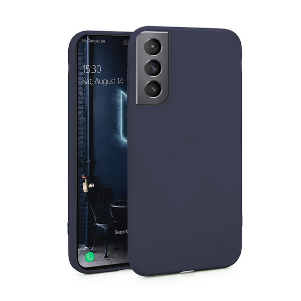 Coque silicone Bleue pour Samsung Galaxy S21 Plus 5G