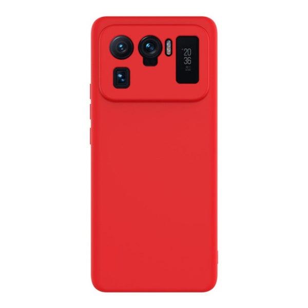 Coque silicone Rouge pour Xiaomi Mi 11 Ultra