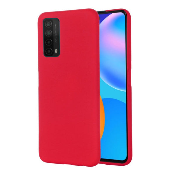 Coque silicone Rouge pour Huawei P Smart 2021