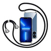 Coque Transparente avec collier cordon noir pour iPhone 13 Pro max