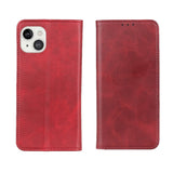 Etui portefeuille magnétique Rouge pour iPhone 13 mini