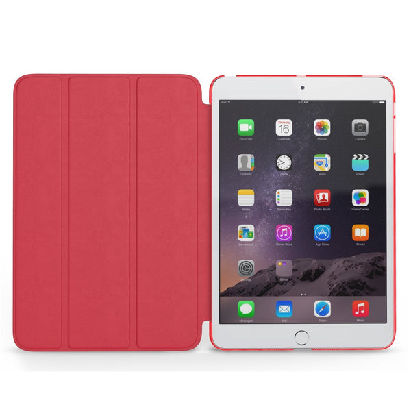 Coque Smart Rouge pour Apple iPad mini Etui Folio Ultra fin