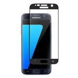Film de protection en Verre trempé noir + coque de protection pour Samsung Galaxy S7