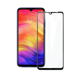 Film de protection en Verre trempé bords noir + coque de protection noir pour Xiaomi Redmi Note 7 / Note 7 Pro