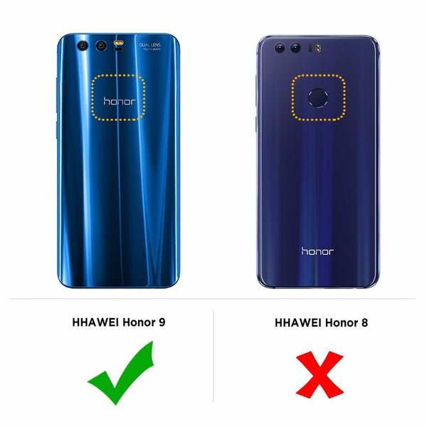Coque silicone gel transparente ultra mince pour Huawei Honor 9