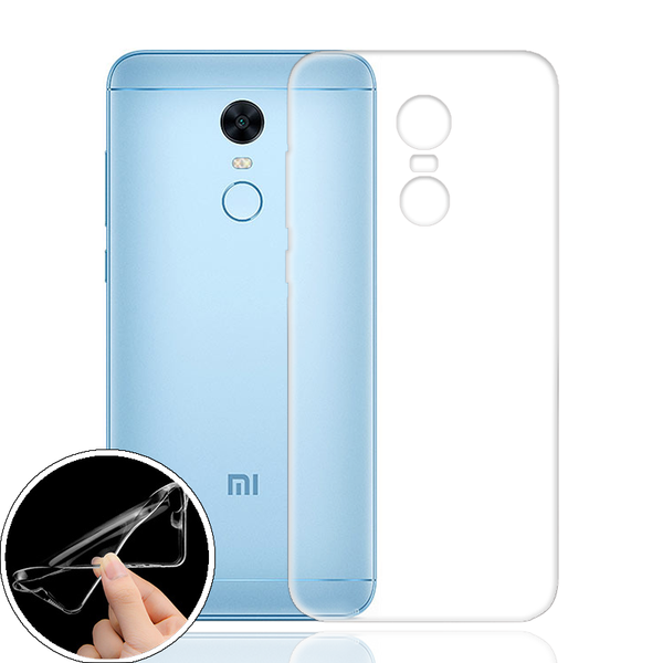Coque silicone gel transparente ultra mince pour Xiaomi Redmi 5 Plus