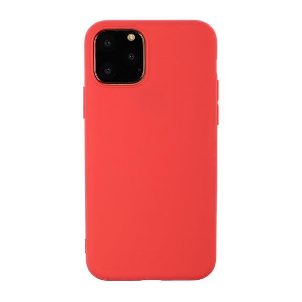 Coque de protection Rouge + Film de protection couverture complète Verre trempé pour iPhone 11 Pro max